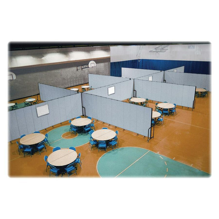 Image of Screenflex Interlocking Mobile Partitions, 7 Panels, 13'1"x6'