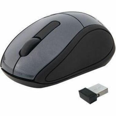 Image of Verbatim® Mini Travel Mouse, Wireless, 2.0 USB, 2"x3"x1-1/4", Graphite