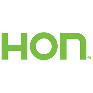 Image of HON® VL616 Stacking Guest Chair with Arms, Fabric Upholstery, 23.25" x 21" x 32.75", Black Seat, Black Back, Black Base