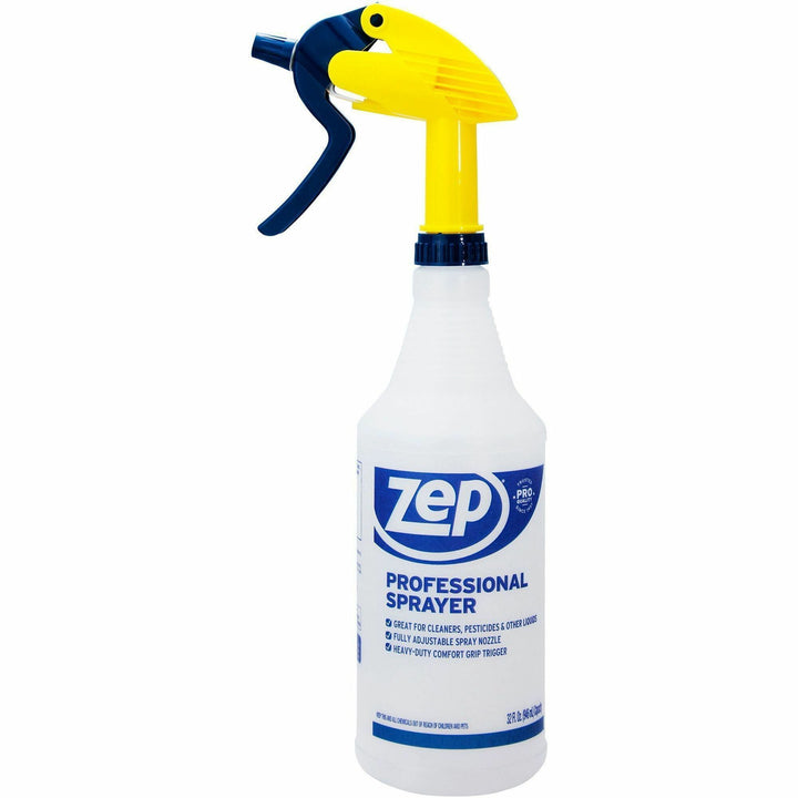 Image of Zep HDPRO36 Professional Spray Bottle, Adjustable Nozzle, Clear, 1 Each