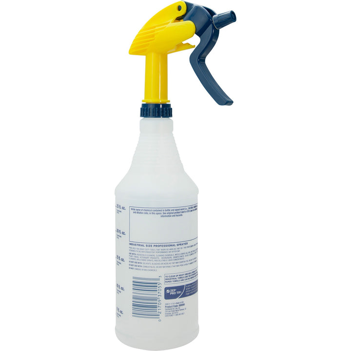 Image of Zep HDPRO36 Professional Spray Bottle, Adjustable Nozzle, Clear, 1 Each