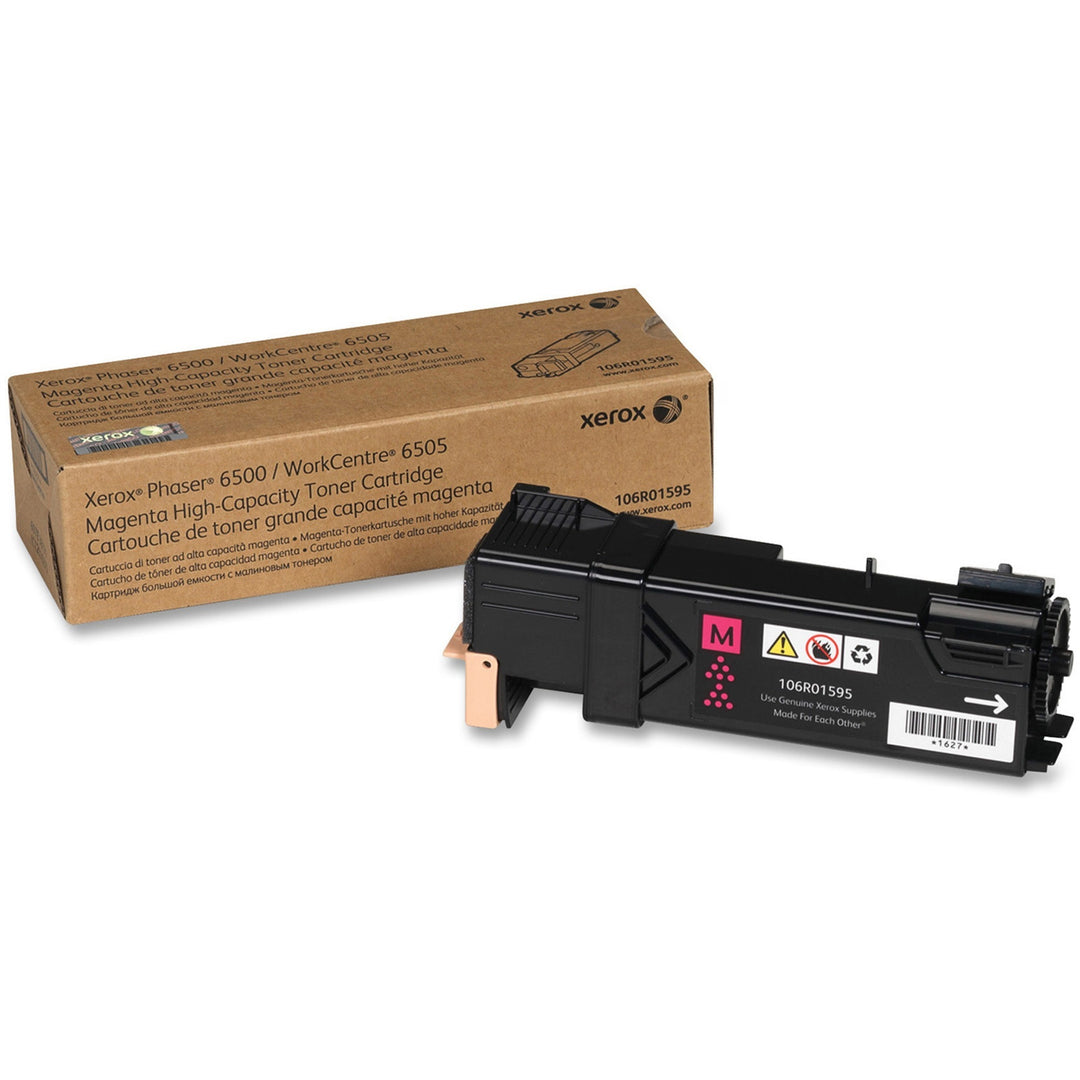 Image of Xerox® 106r01595 High-Yield Toner, 2,500 Page-Yield, Magenta