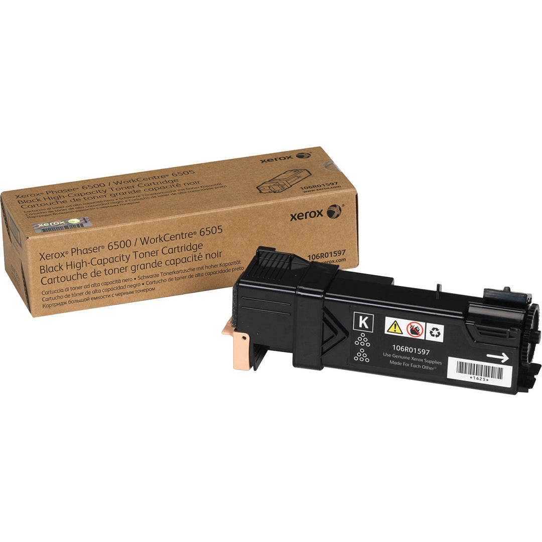 Image of Xerox® 106r01597 High-Yield Toner, 3,000 Page-Yield, Black