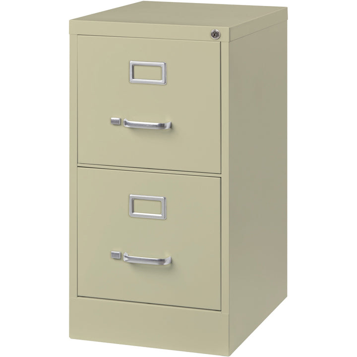 Image of Lorell Vertical File, 22" Deep, Comm, 2-Dwr, 15"x22"x28-3/8", PY