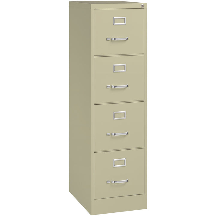 Image of Lorell Vertical File, 22" Deep, Comm, 4-Dwr, 15"x22"x52", PY