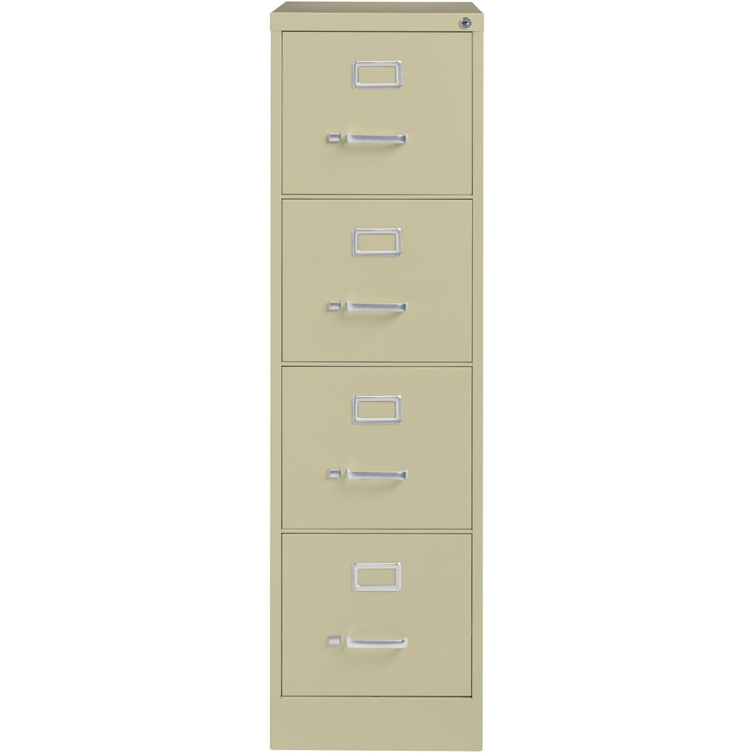 Image of Lorell Vertical File, 22" Deep, Comm, 4-Dwr, 15"x22"x52", PY
