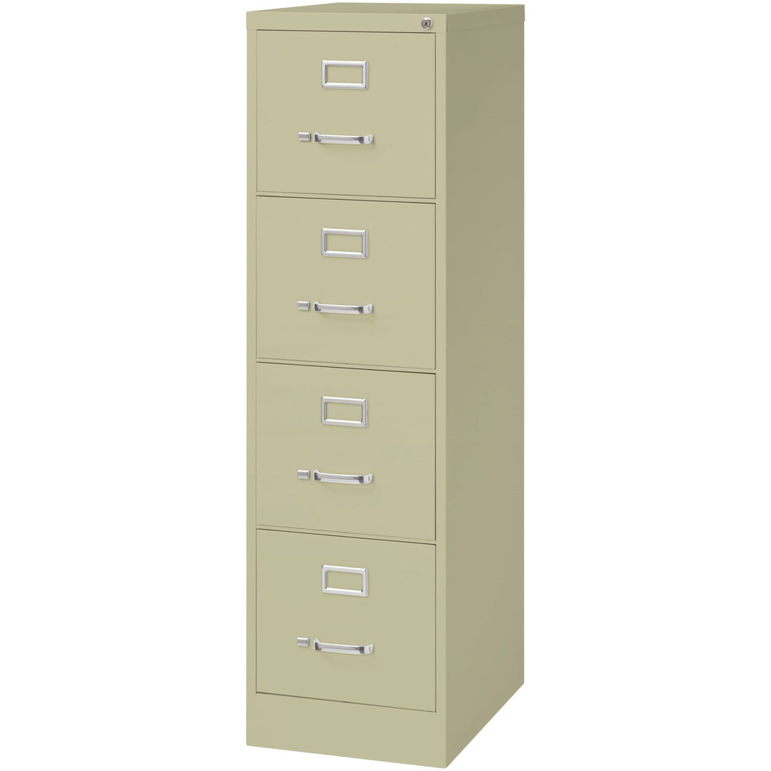 Image of Lorell Vertical File, 22" Deep, Comm, 4-Dwr, 15"x22"x52", PY