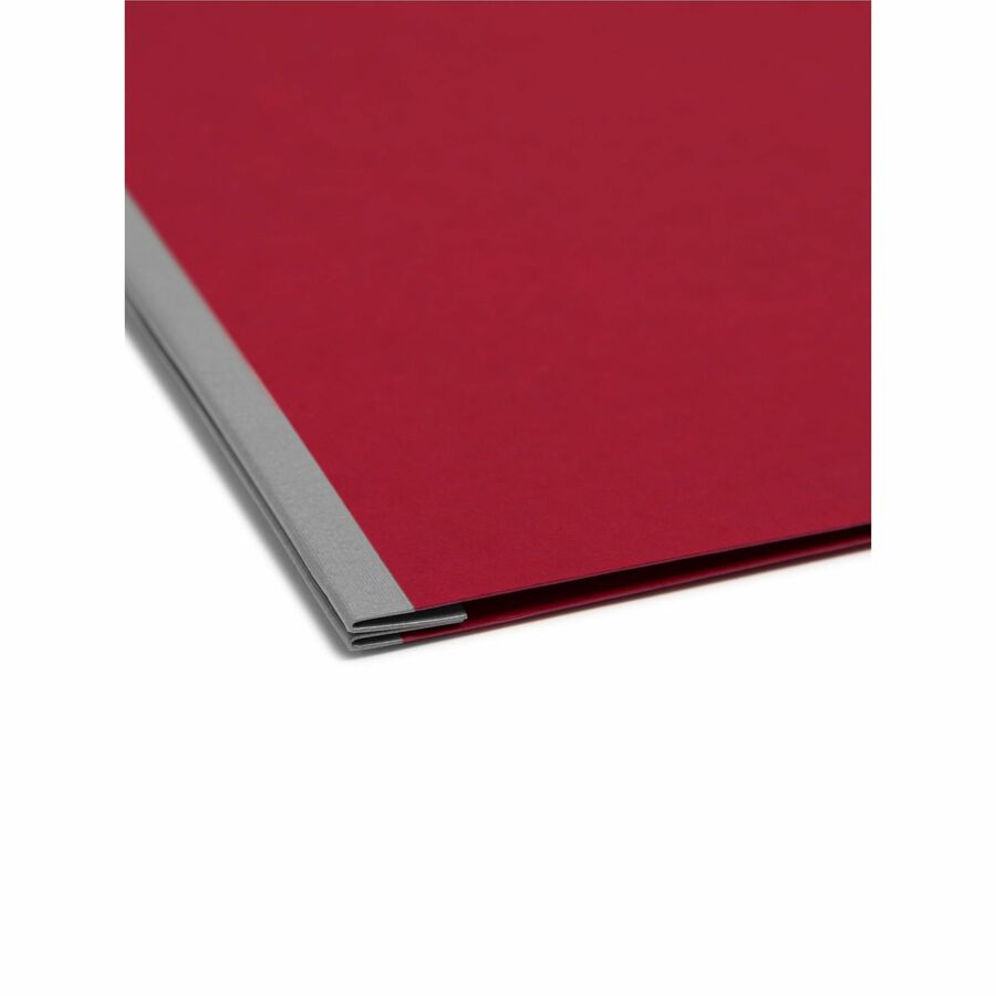 Image of Smead Report Cover, Pressboard, 3" Cap, 9-7/8"x12-3/8", Bright Red
