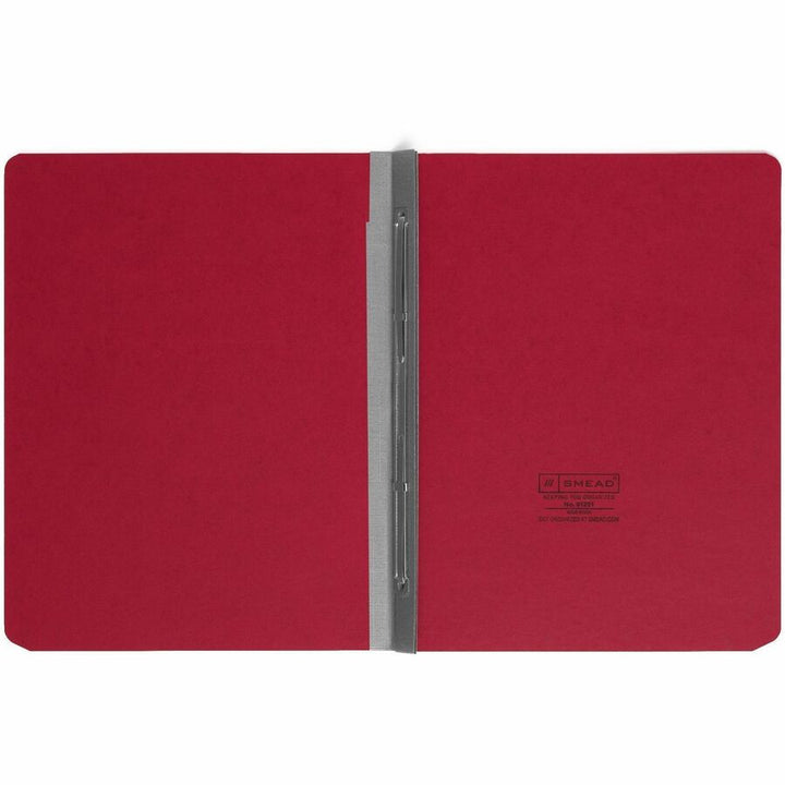 Image of Smead Report Cover, Pressboard, 3" Cap, 9-7/8"x12-3/8", Bright Red