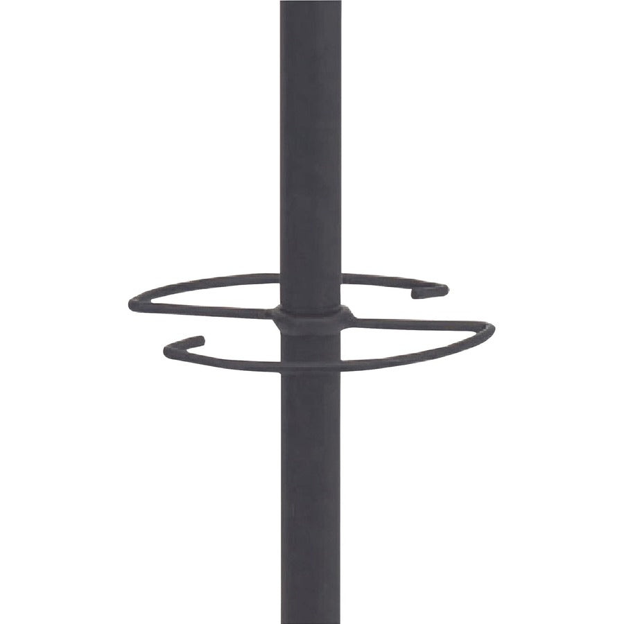 Image of Alba PMVIENAN Four Double Peg Coat Stand, 8 Pegs, for Coat, Clothes, Black, 1 Each