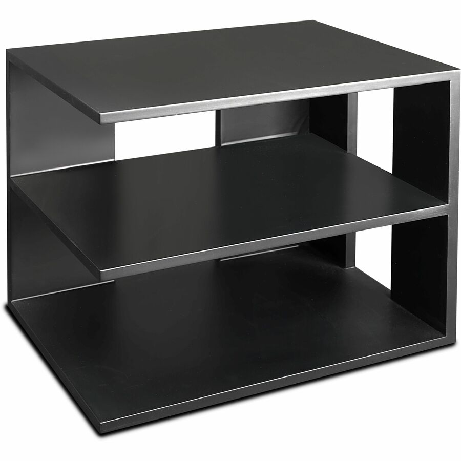 Image of Victor® Corner Shelf, 13-1/5"x9"x9-4/5", Black