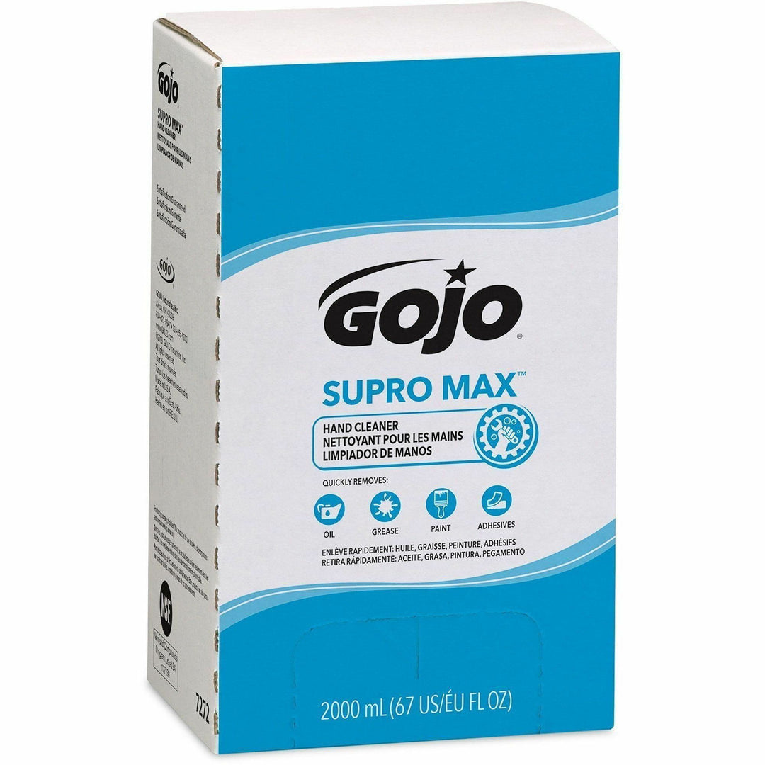 Image of Gojo® Supro Max 7272-04 Supromax Lotion Hand Cleaner, 2.11 quart, Adhesive Remover, Soil Remover, Hand, Tan, 4 / Carton