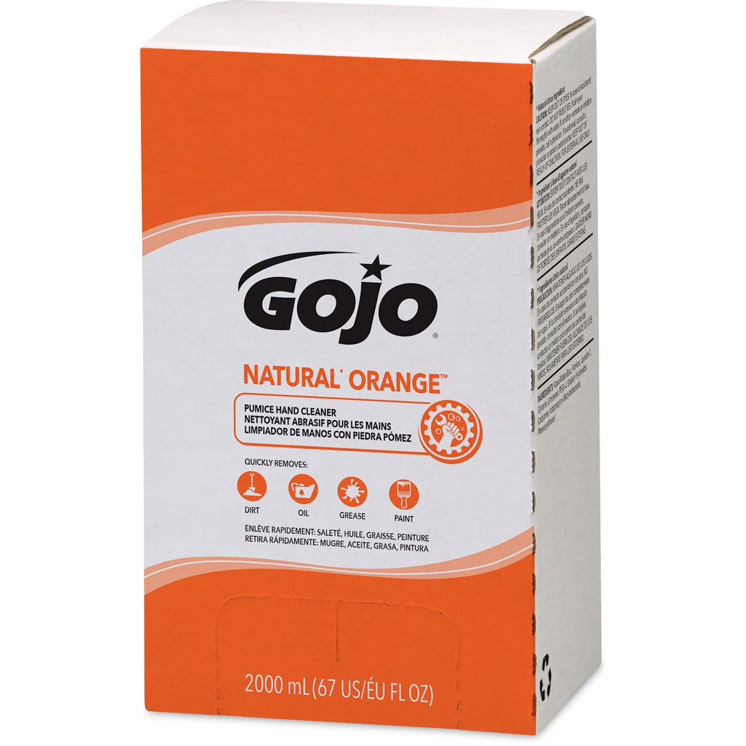 Image of GOJO® Pumice Hand Cleaner, Refill, Citrus Scent, 2000mL, 4/CT, GY