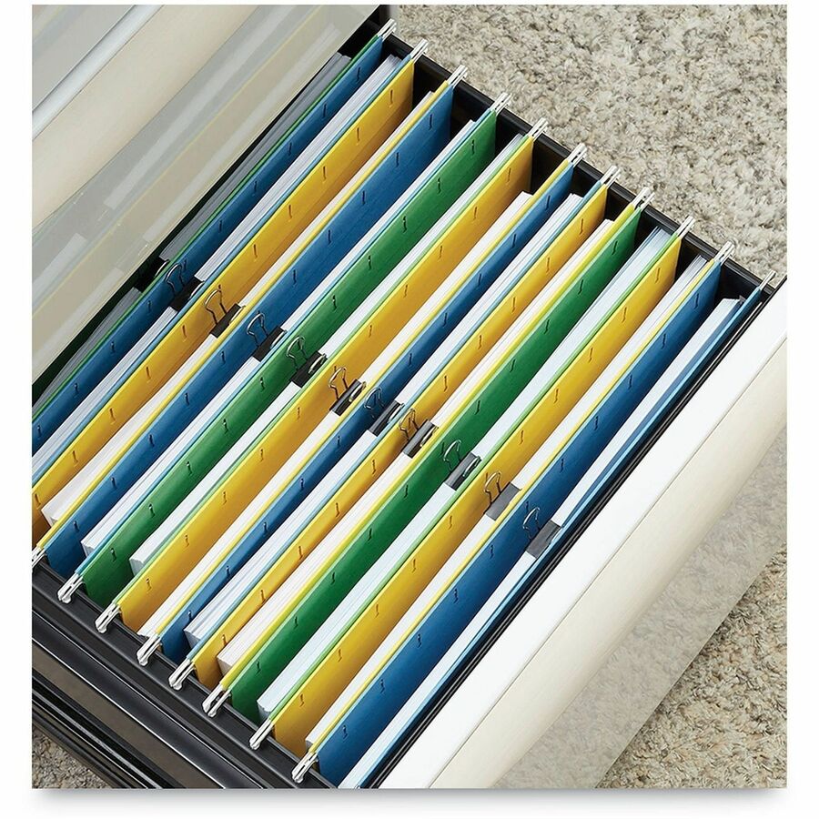 Image of Universal® Binder Clips, Mini, Black/Silver, 12/Box