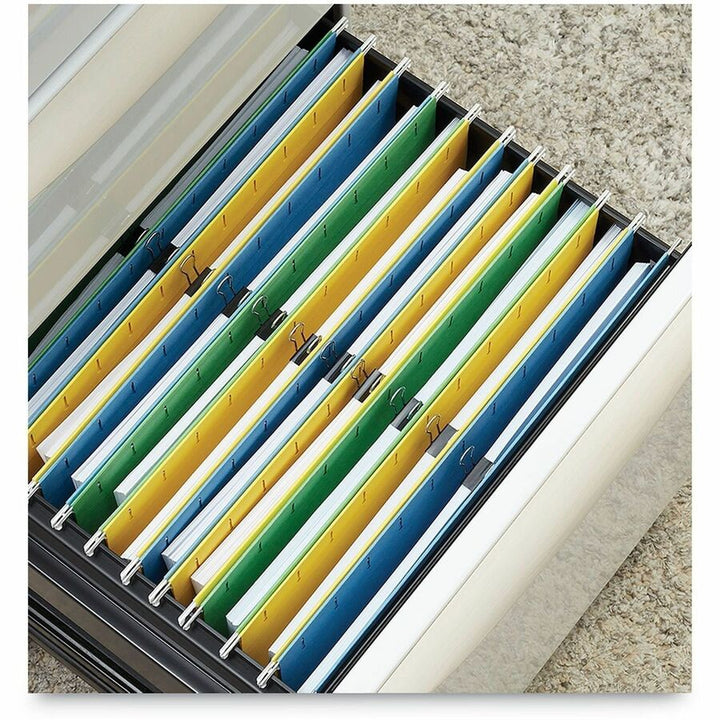 Image of Universal® Binder Clips, Mini, Black/Silver, 12/Box