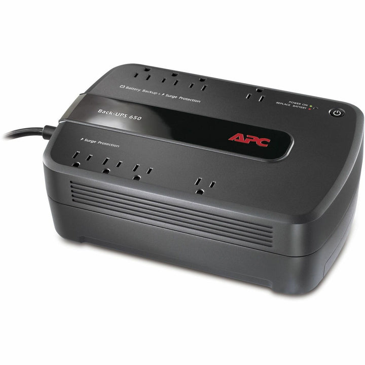 Image of APC® BE650G1 Back-UPS ES 650 Battery Backup System, 8 Outlets, 650 VA, 340 J