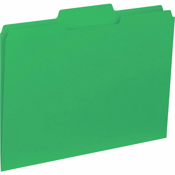 Image of Business Source 43563 1/3-cut Colored Interior File Folders