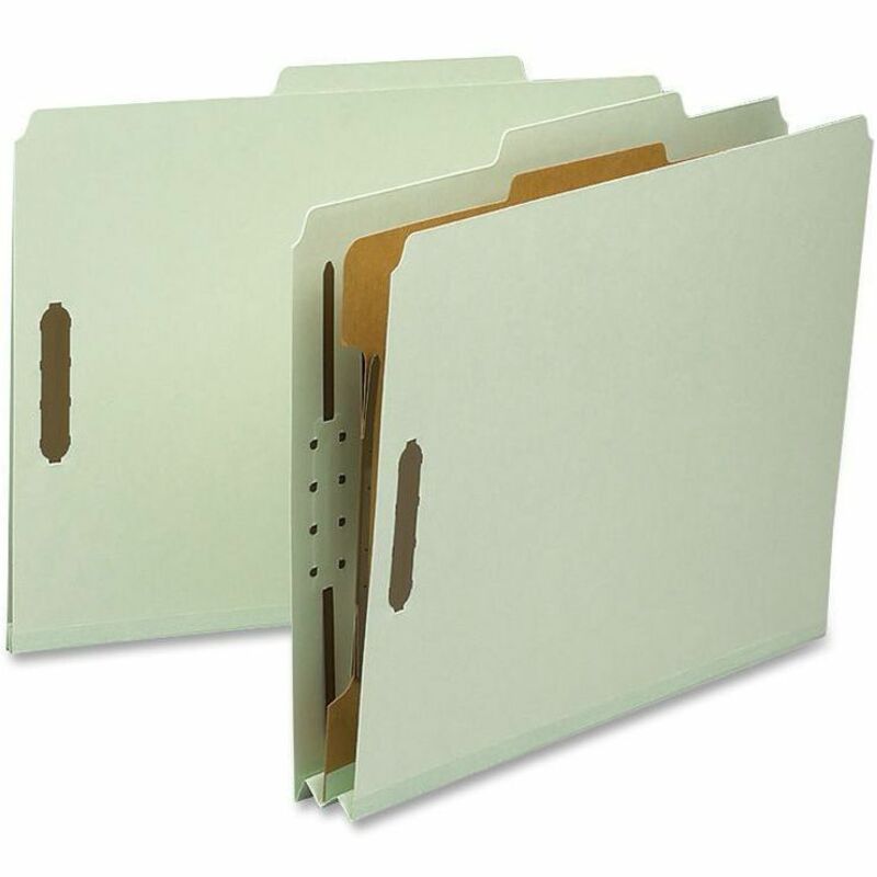 Image of Nature Saver Classification Folder, 2" Exp., Letter, 1-Div, 10/BX, GYGN