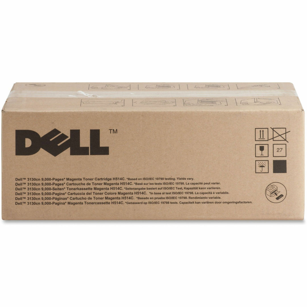 Image of Dell H514C 3130cn Printer High-yield Toner Cartridge, 9000 Pages, 1 Each