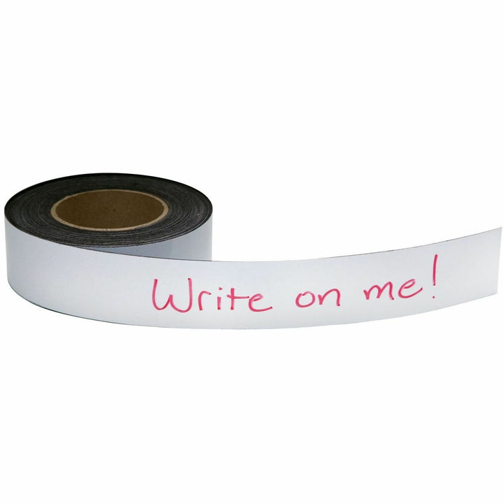 Image of Baumgartens® Magnetic Labeling Tape, 2"x50' Roll, White