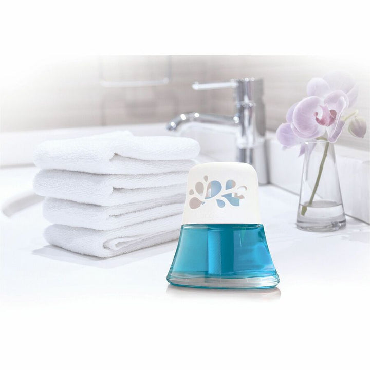Image of Bright Air 900115 Scented Oil Air Freshener, Oil, 2.5 fl oz (0.1 quart), Calm Water, Spa, 45 Day, 1 Each