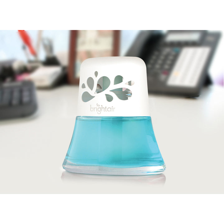Image of Bright Air 900115 Scented Oil Air Freshener, Oil, 2.5 fl oz (0.1 quart), Calm Water, Spa, 45 Day, 1 Each
