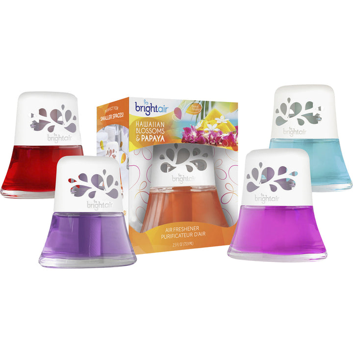 Image of Bright Air 900115 Scented Oil Air Freshener, Oil, 2.5 fl oz (0.1 quart), Calm Water, Spa, 45 Day, 1 Each