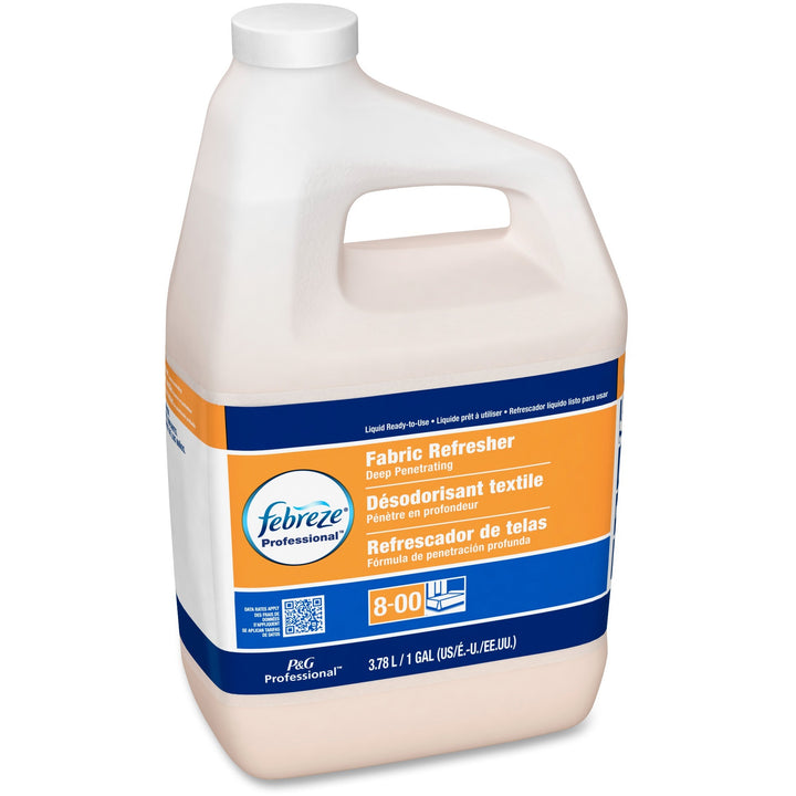 Image of Febreze 33032 Fabric Refresher Refill, 128 fl oz (4 quart), Fresh Scent, White Bottle, 1 Each