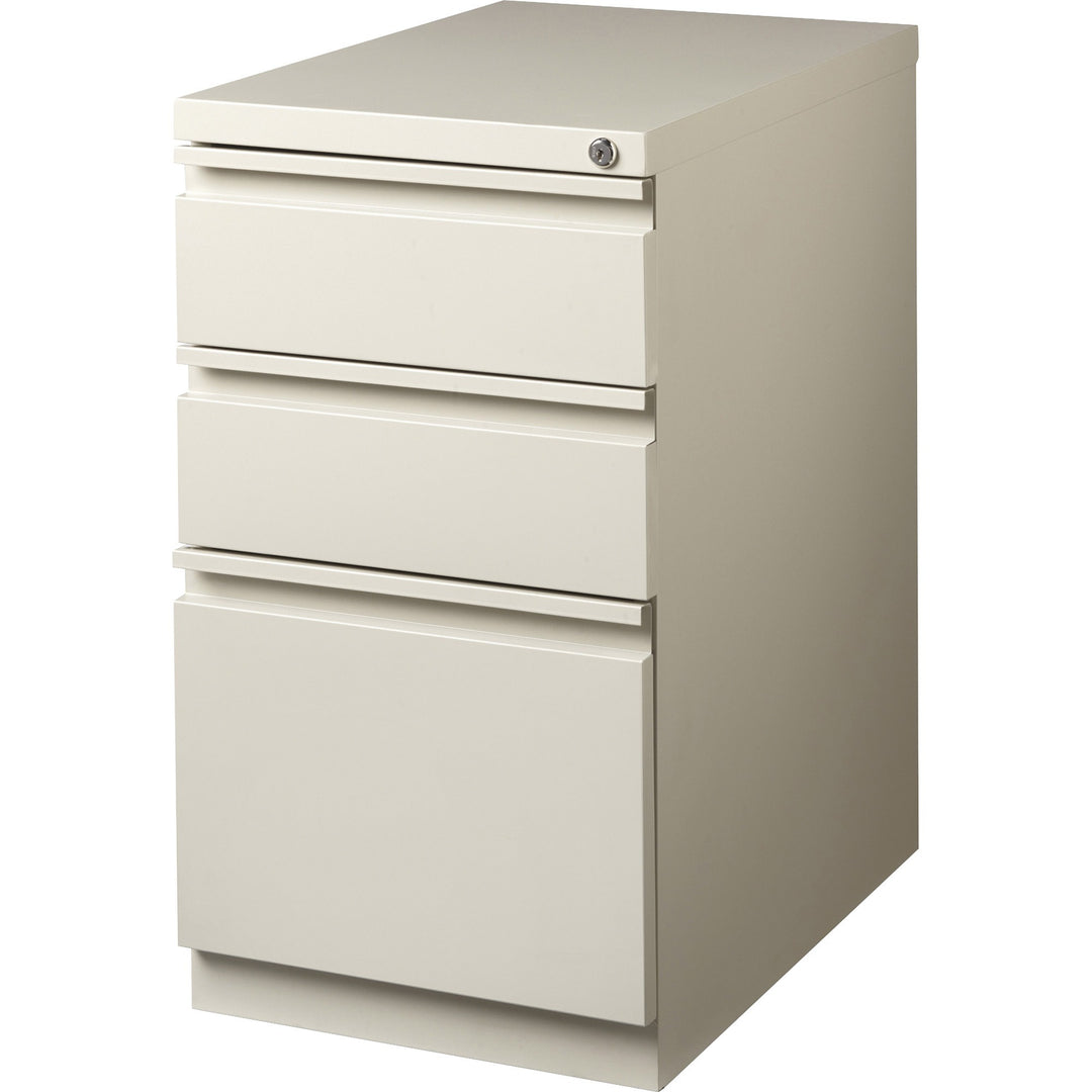 Image of Lorell Pedestal File, B/B/F, Mobile, 15"x19-7/8"x27-3/4", Putty