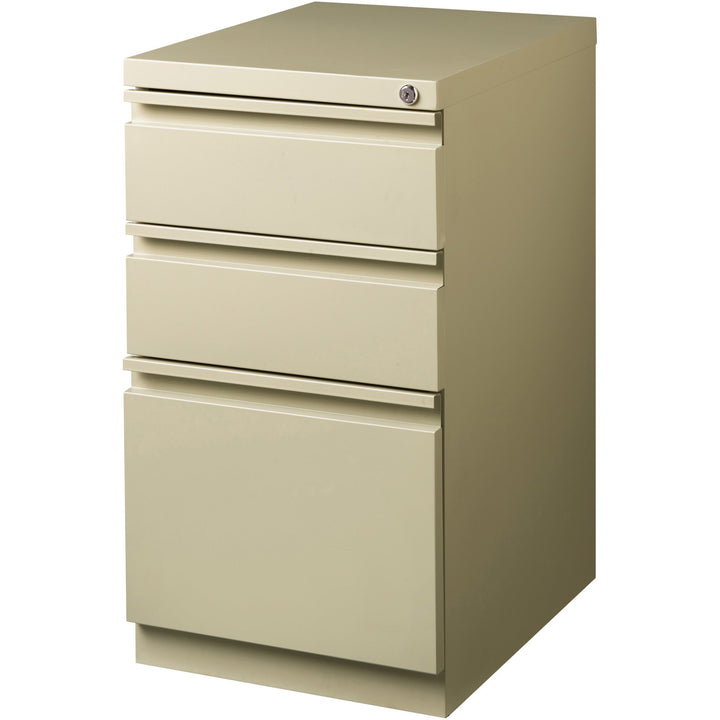 Image of Lorell Pedestal File, B/B/F, Mobile, 15"x19-7/8"x27-3/4", Putty