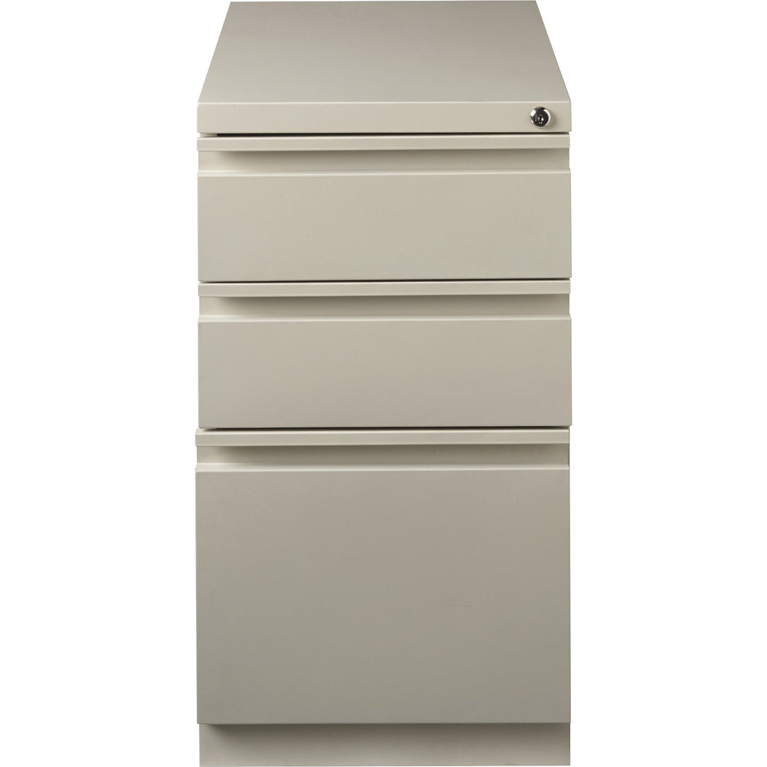Image of Lorell Pedestal File, B/B/F, Mobile, 15"x19-7/8"x27-3/4", Putty