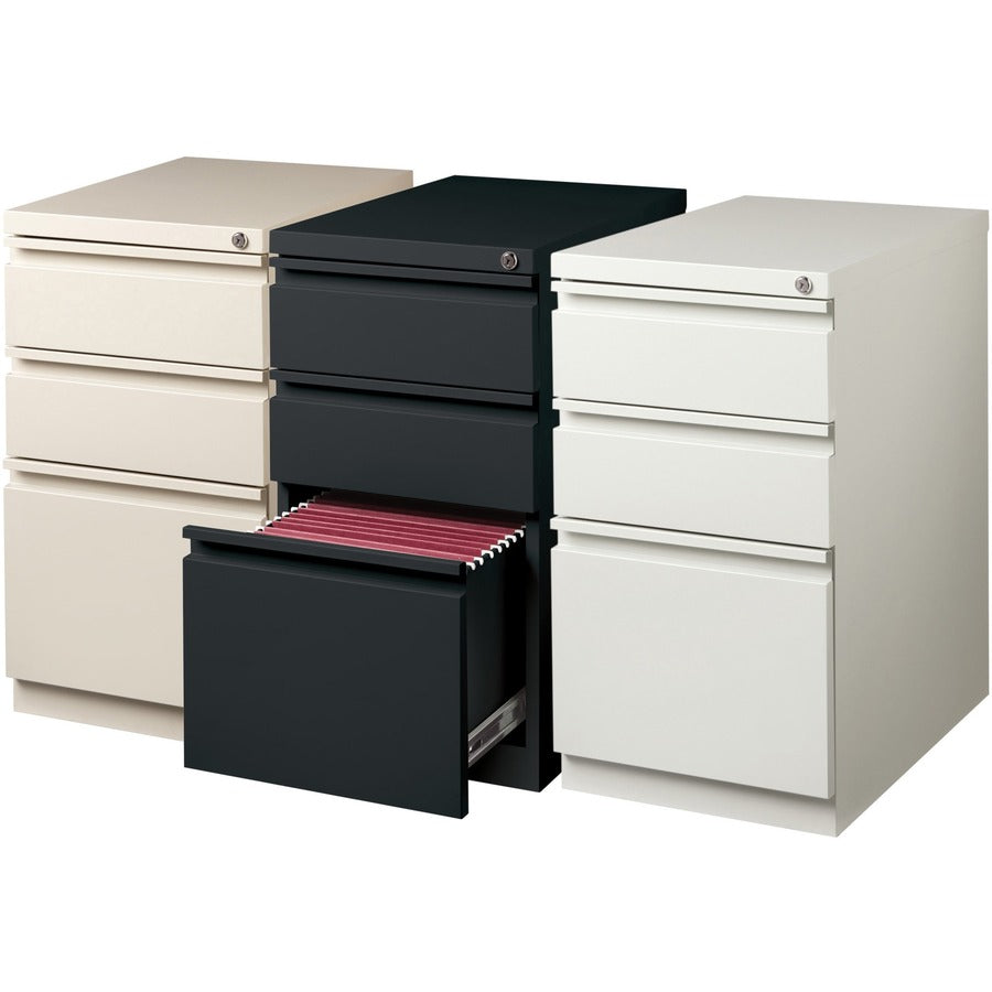 Image of Lorell Pedestal File, B/B/F, Mobile, 15"x19-7/8"x27-3/4", Putty