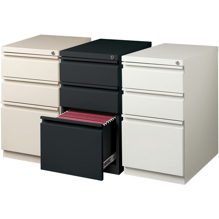 Image of Lorell Pedestal File, B/B/F, Mobile, 15"x19-7/8"x27-3/4", Putty