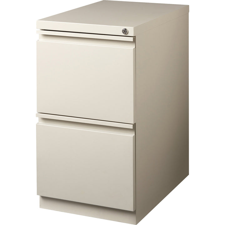 Image of Lorell Pedestal File, F/F, Mobile, 15"x19-7/8"x27-3/4", Putty