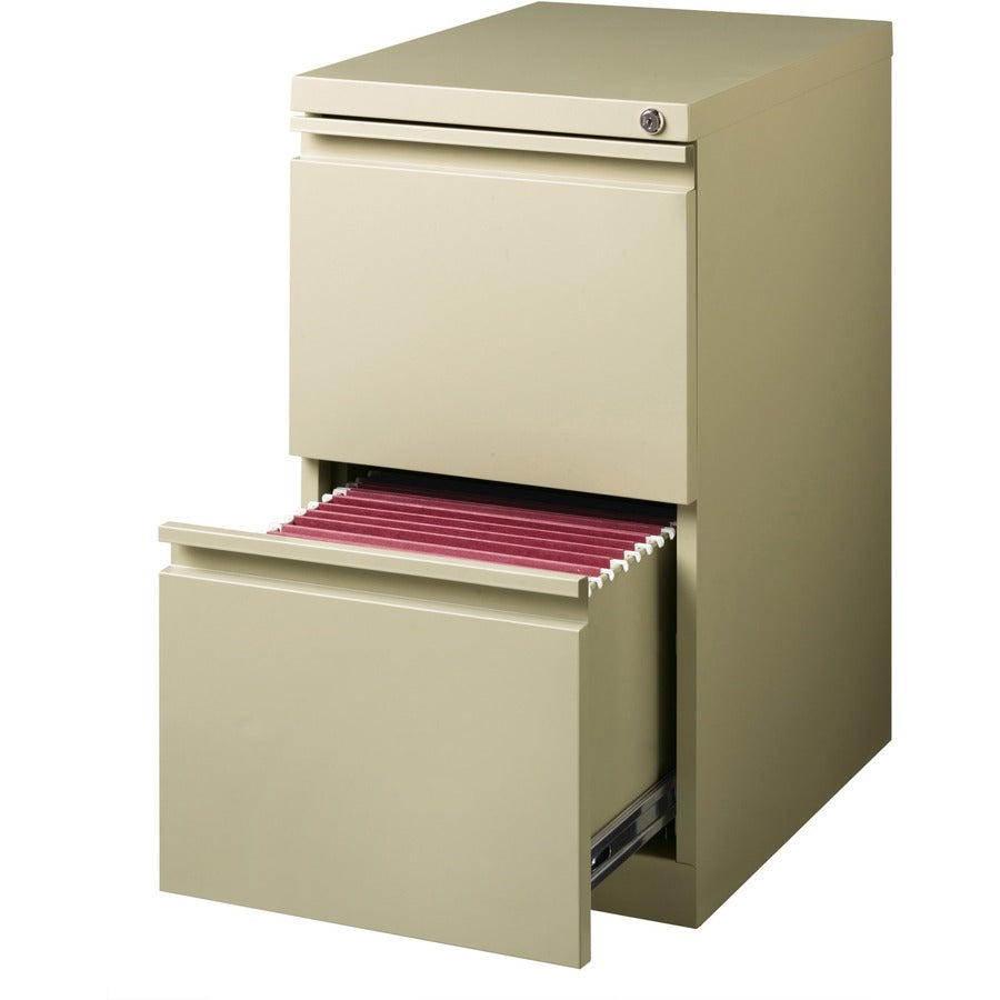 Image of Lorell Pedestal File, F/F, Mobile, 15"x19-7/8"x27-3/4", Putty