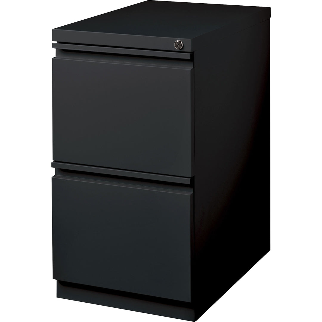 Image of Lorell Pedestal File, F/F, Mobile, 15"x19-7/8"x27-3/4", Black