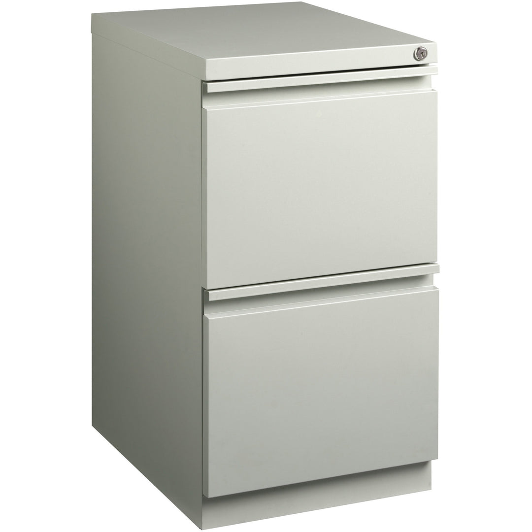 Image of Lorell Pedestal File, F/F, Mobile, 15"x19-7/8"x27-3/4", Light Gray