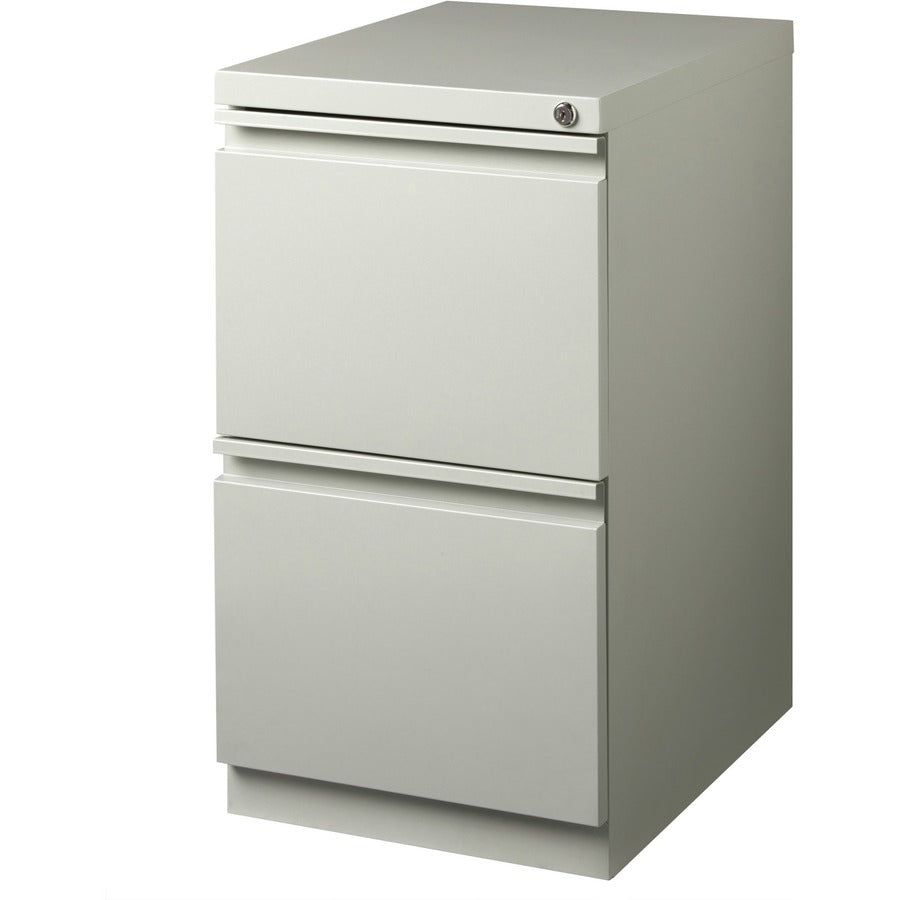 Image of Lorell Pedestal File, F/F, Mobile, 15"x19-7/8"x27-3/4", Light Gray