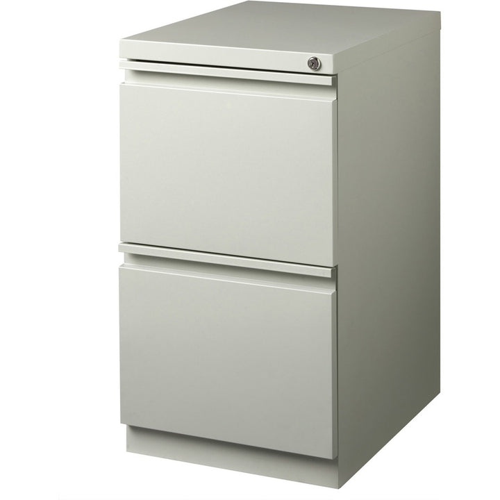 Image of Lorell Pedestal File, F/F, Mobile, 15"x19-7/8"x27-3/4", Light Gray