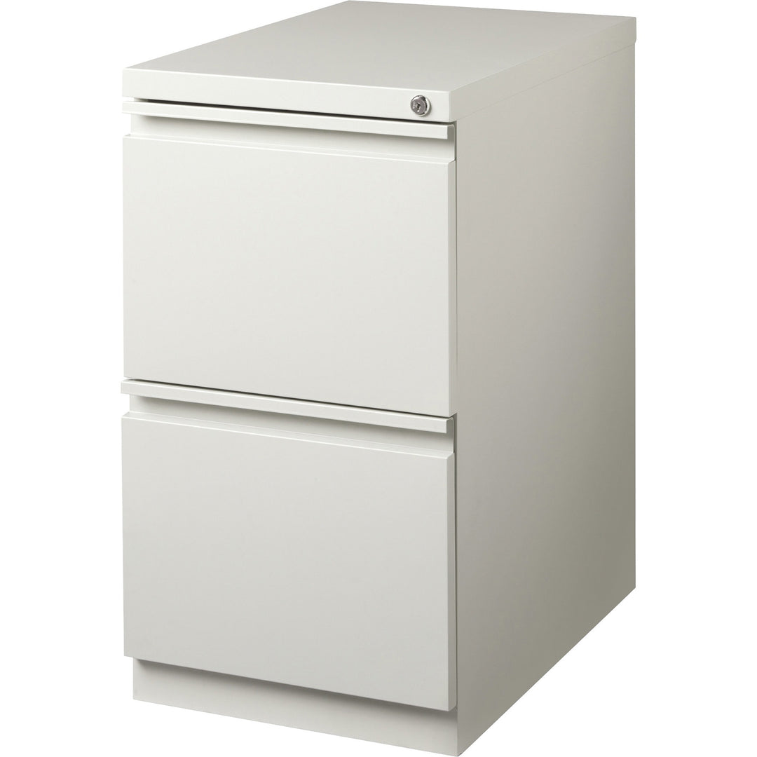 Image of Lorell Pedestal File, F/F, Mobile, 15"x19-7/8"x27-3/4", Light Gray
