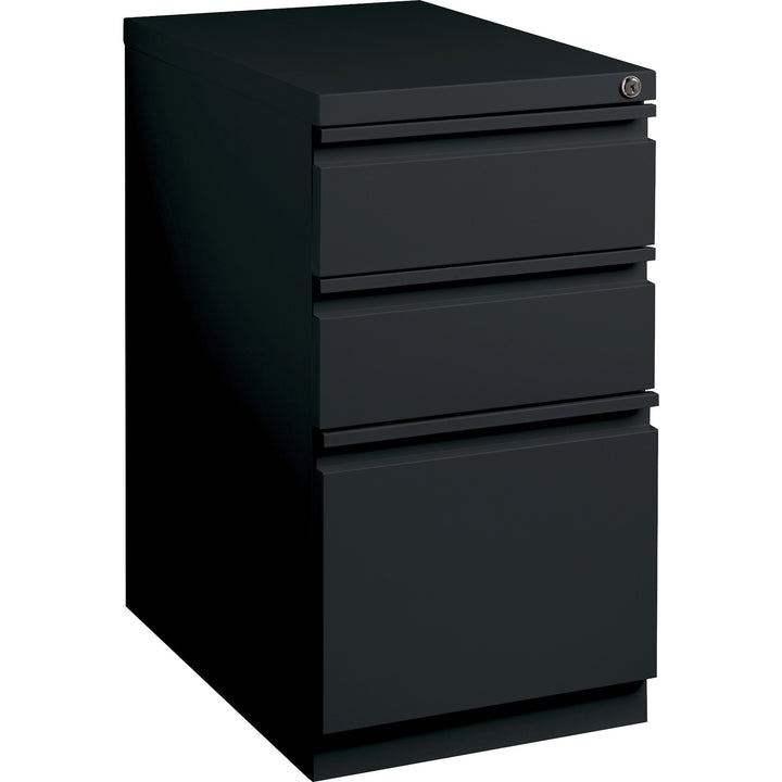 Image of Lorell 49527 23" Box/Box/File Mobile File Cabinet with Full-Width Pull