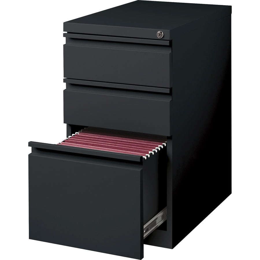 Image of Lorell 49527 23" Box/Box/File Mobile File Cabinet with Full-Width Pull