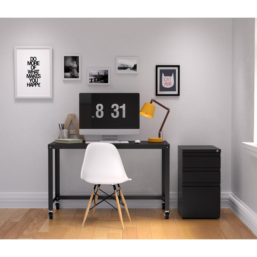 Image of Lorell 49527 23" Box/Box/File Mobile File Cabinet with Full-Width Pull