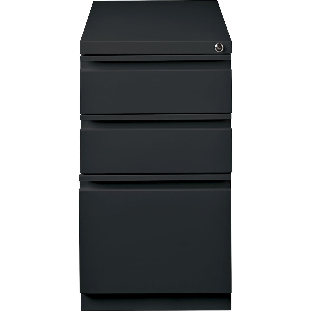 Image of Lorell 49527 23" Box/Box/File Mobile File Cabinet with Full-Width Pull