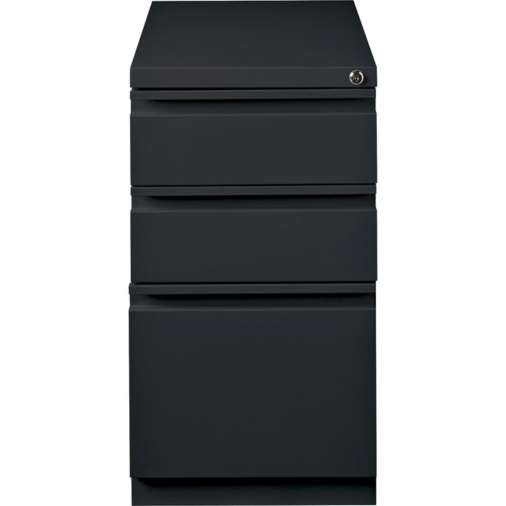 Image of Lorell 49527 23" Box/Box/File Mobile File Cabinet with Full-Width Pull