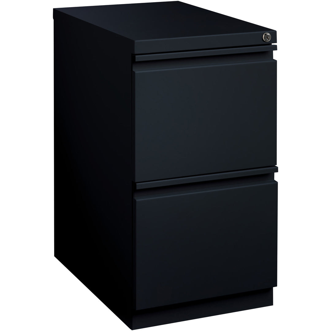 Image of Lorell Pedestal File, F/F, Mobile, 15"x22-7/8"x27-3/4", Black