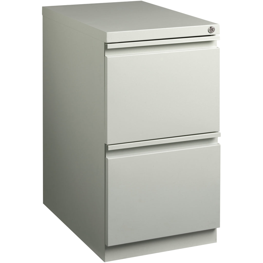 Image of Lorell Pedestal File, F/F, Mobile, 15"x22-7/8"x27-3/4", Light Gray