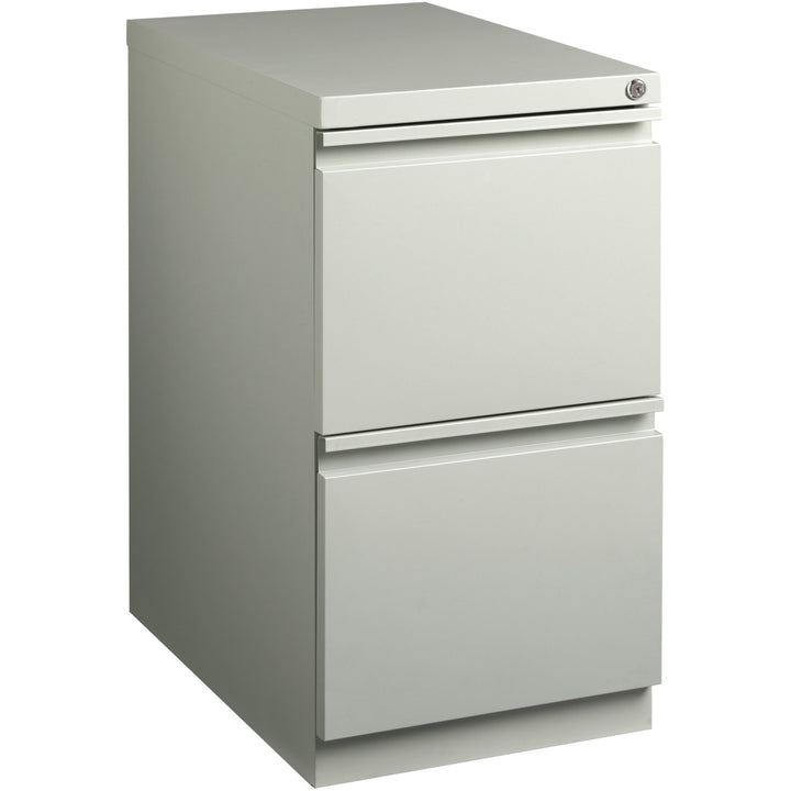 Image of Lorell Pedestal File, F/F, Mobile, 15"x22-7/8"x27-3/4", Light Gray