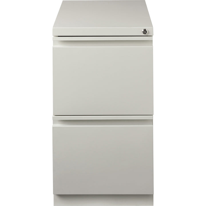 Image of Lorell Pedestal File, F/F, Mobile, 15"x22-7/8"x27-3/4", Light Gray