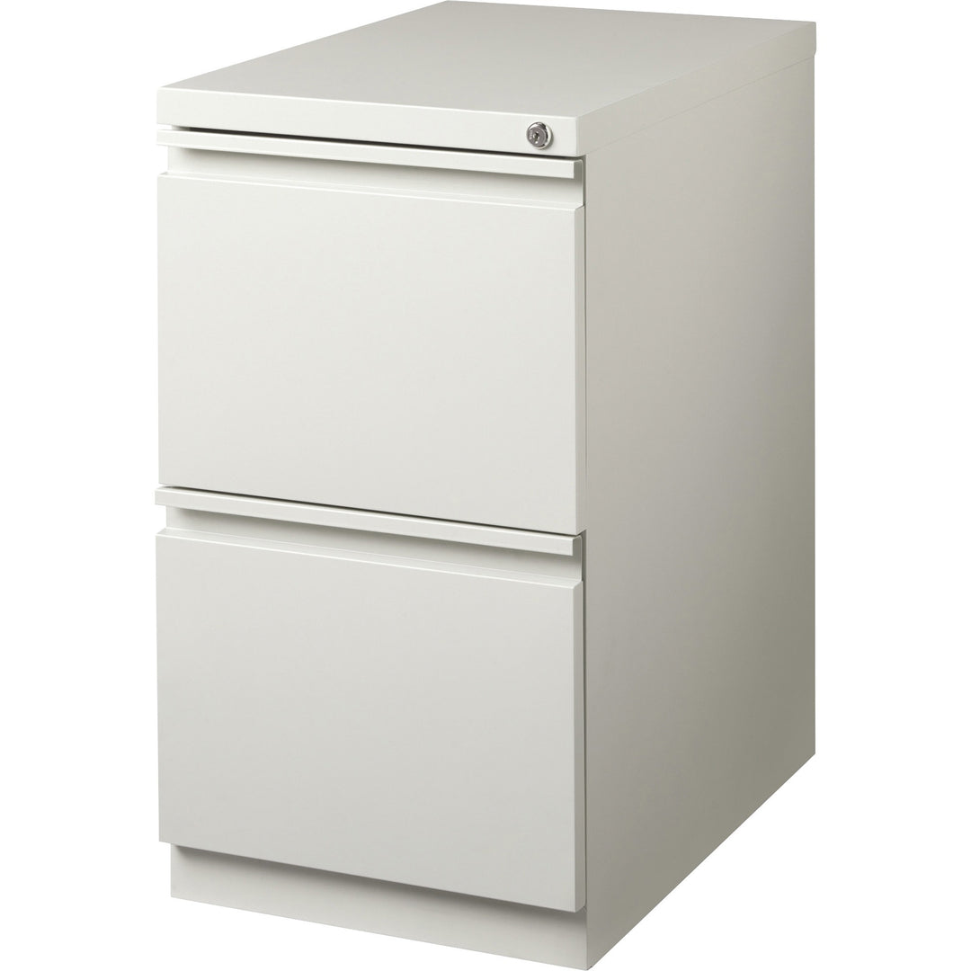 Image of Lorell Pedestal File, F/F, Mobile, 15"x22-7/8"x27-3/4", Light Gray